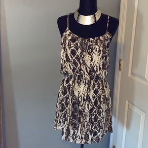 Planet Gold Animal print dress size L